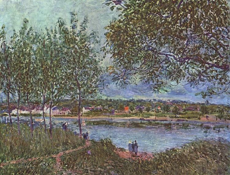 Alfred Sisley Weg der alten Fahre in By France oil painting art
